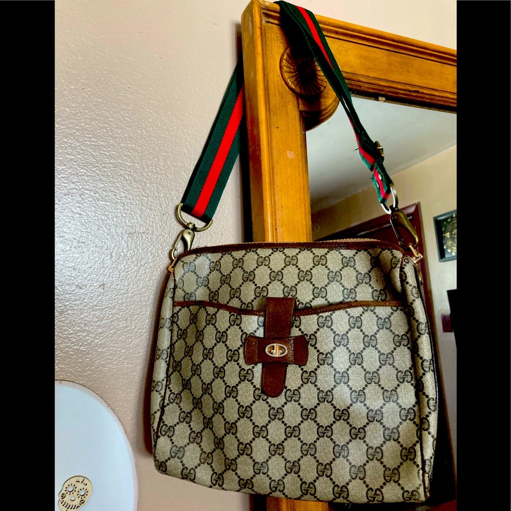 Gucci Monogram Crossbody/Clutch